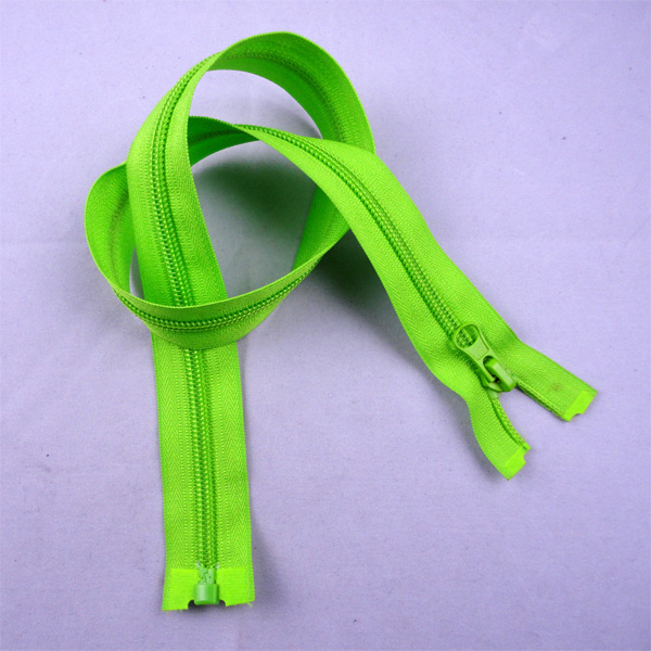 5# nylon auto lock metal puller open-end zipper corduroy zipper