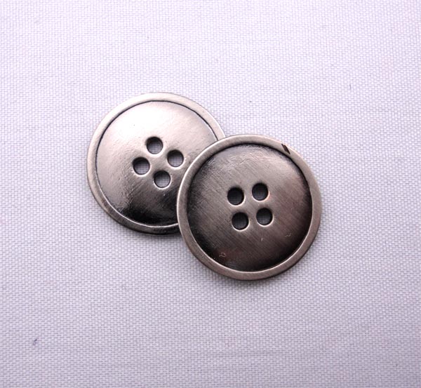 four holes metal button